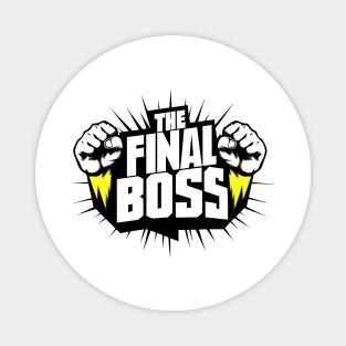 The Final Boss Thunderbolt Fist Design Magnet